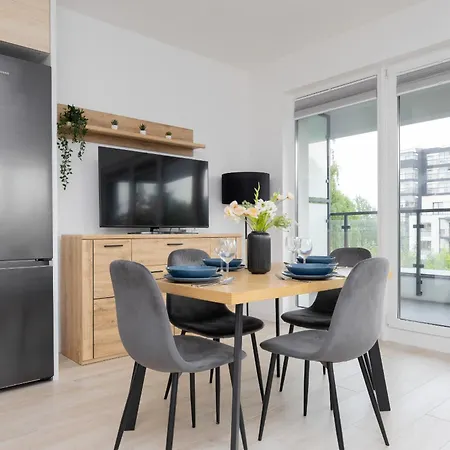 Bright & Modern With Balcony In Bemowo District By Renters Apartment *