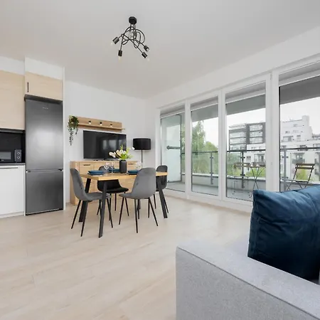Bright & Modern With Balcony In Bemowo District By Renters Apartment *